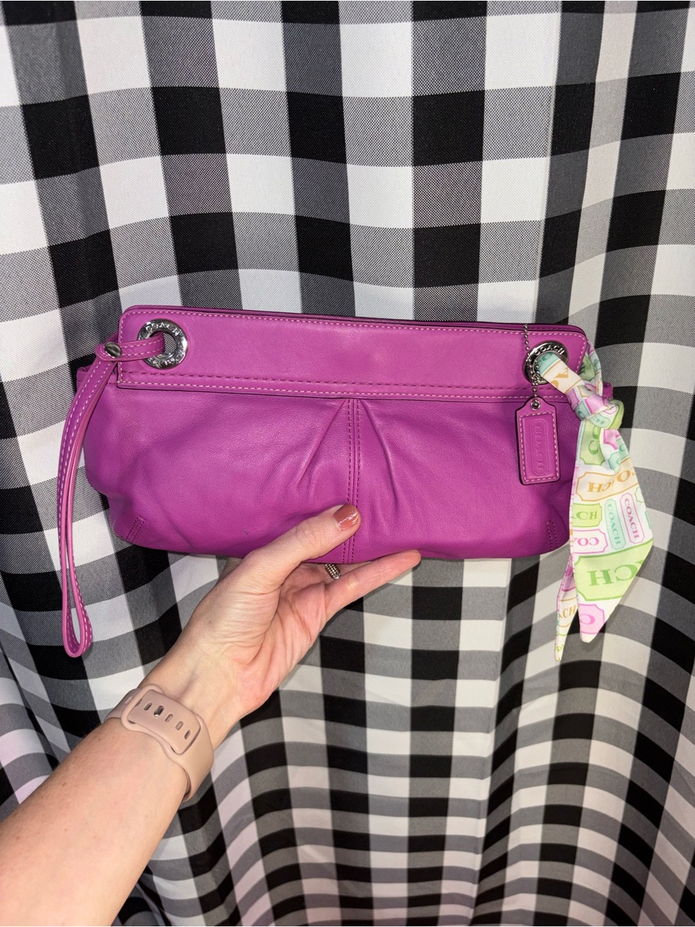 Coach Kyra Soft Leather Clutch/Wristlet